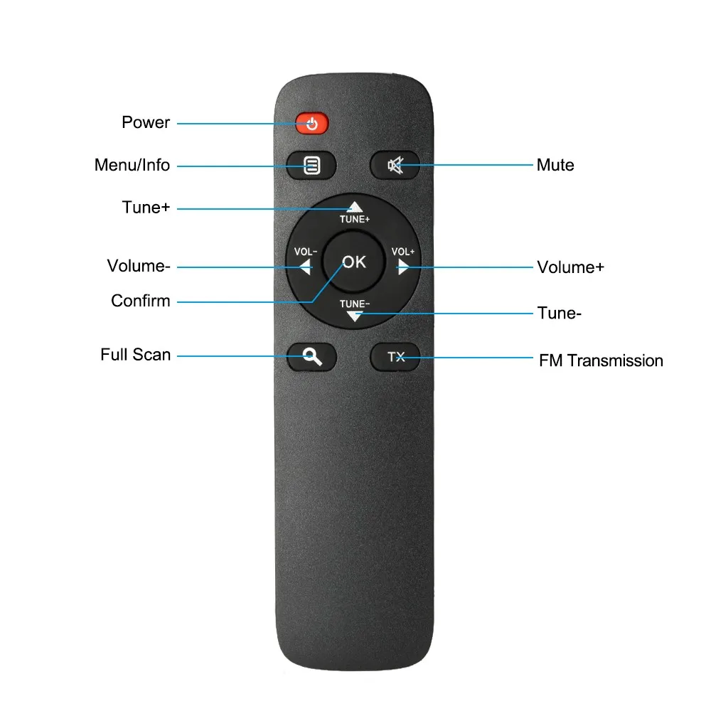 Moveski BLH 616 ТВ тюнер внешний dab + цифровой Радио автомобиля телеприставке для Android