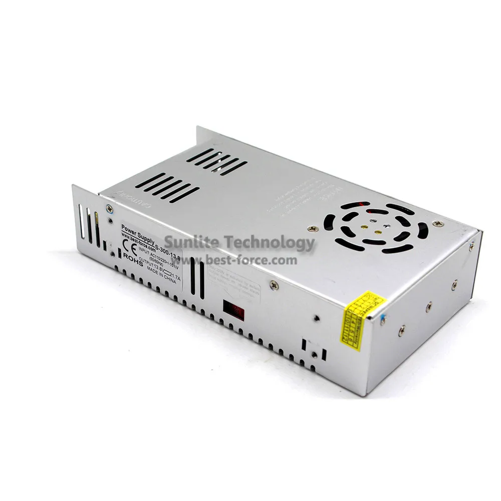 Светодиодный источник питания DC13.8V 21.7A 300W адаптер драйвера 110V 220V AC к DC 13 8 V