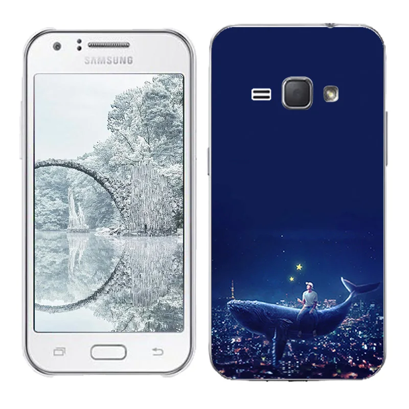 Чехол для Samsung Galaxy J1 2016 J120F мягкий силиконовый чехол из ТПУ с изображением