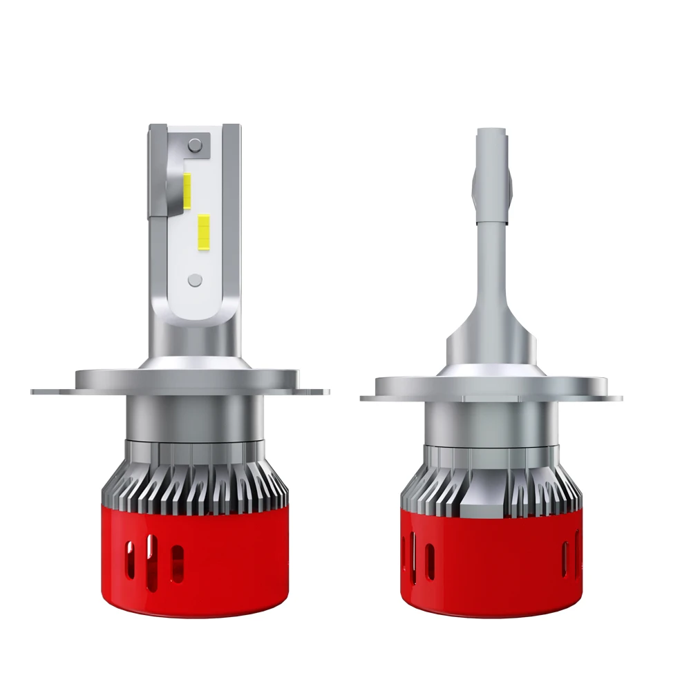 

New 2PCS high quality H4 LED headlights, 12000LM 60W / pair 30W / piece Automotive LED headlight replacement kit. 12V 24V