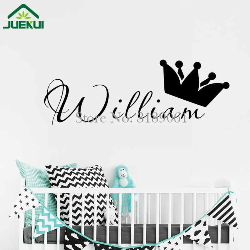 Настенные наклейки на стену в виде короны для мальчиков JA931|sticker for kids room|wall stickers
