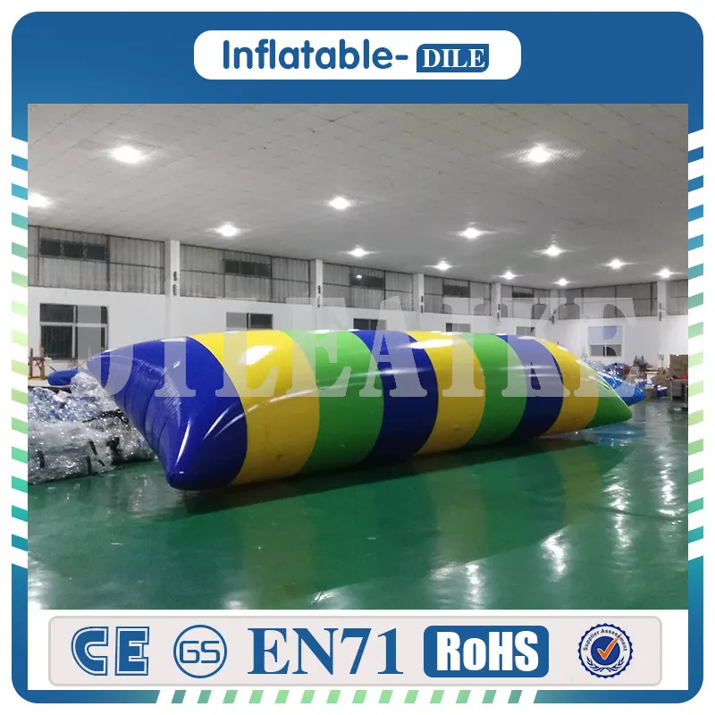 

Free Freight 7m*2m Inflatable Blob Jumping Water Air Bag Water Catapult Blob Inflatable Water Jumping Pillow(Size:700x200cm)