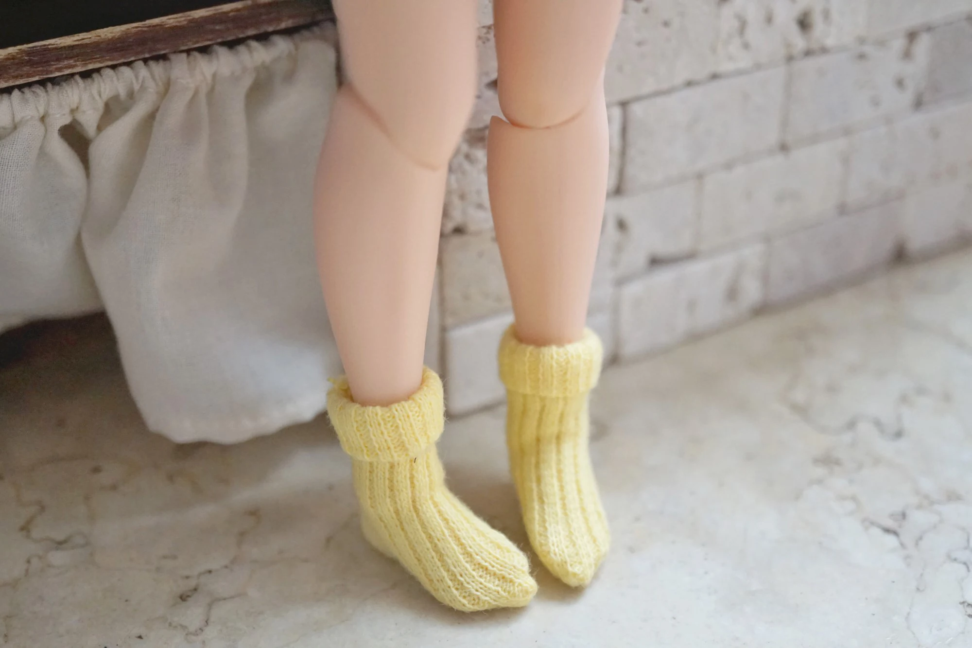 Носки для кукол 6 цветов милые носки из ниток Blyth Azone barbis Pullip 1/6 Одежда | Игрушки и