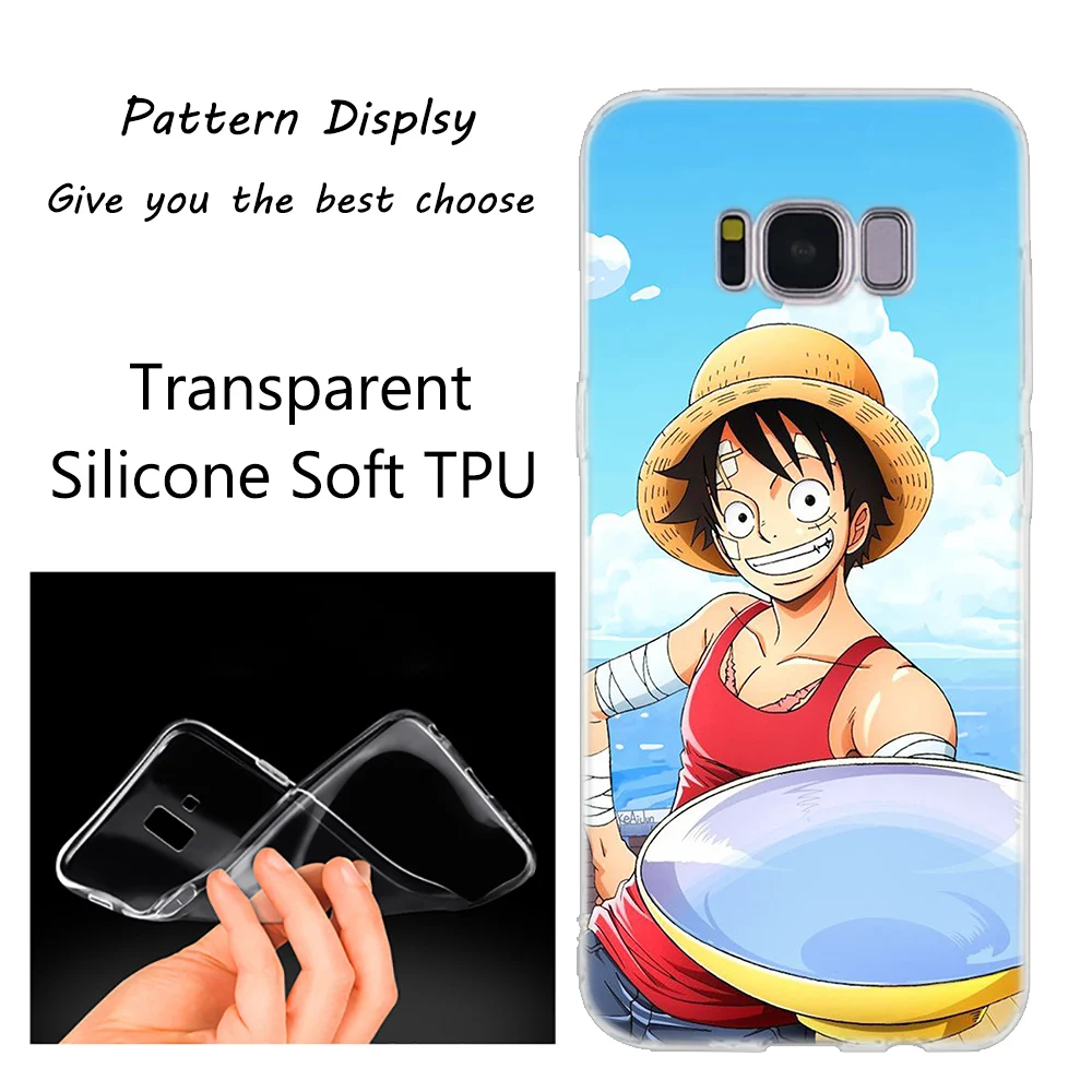 Силиконовый чехол с изображением обезьяны D Luffy для samsung Galaxy Note 10 Plus S8 S9 S10 Plus 5G S6 S7 Edge S5 S10e Note 5 Fashion - Цвет: 014