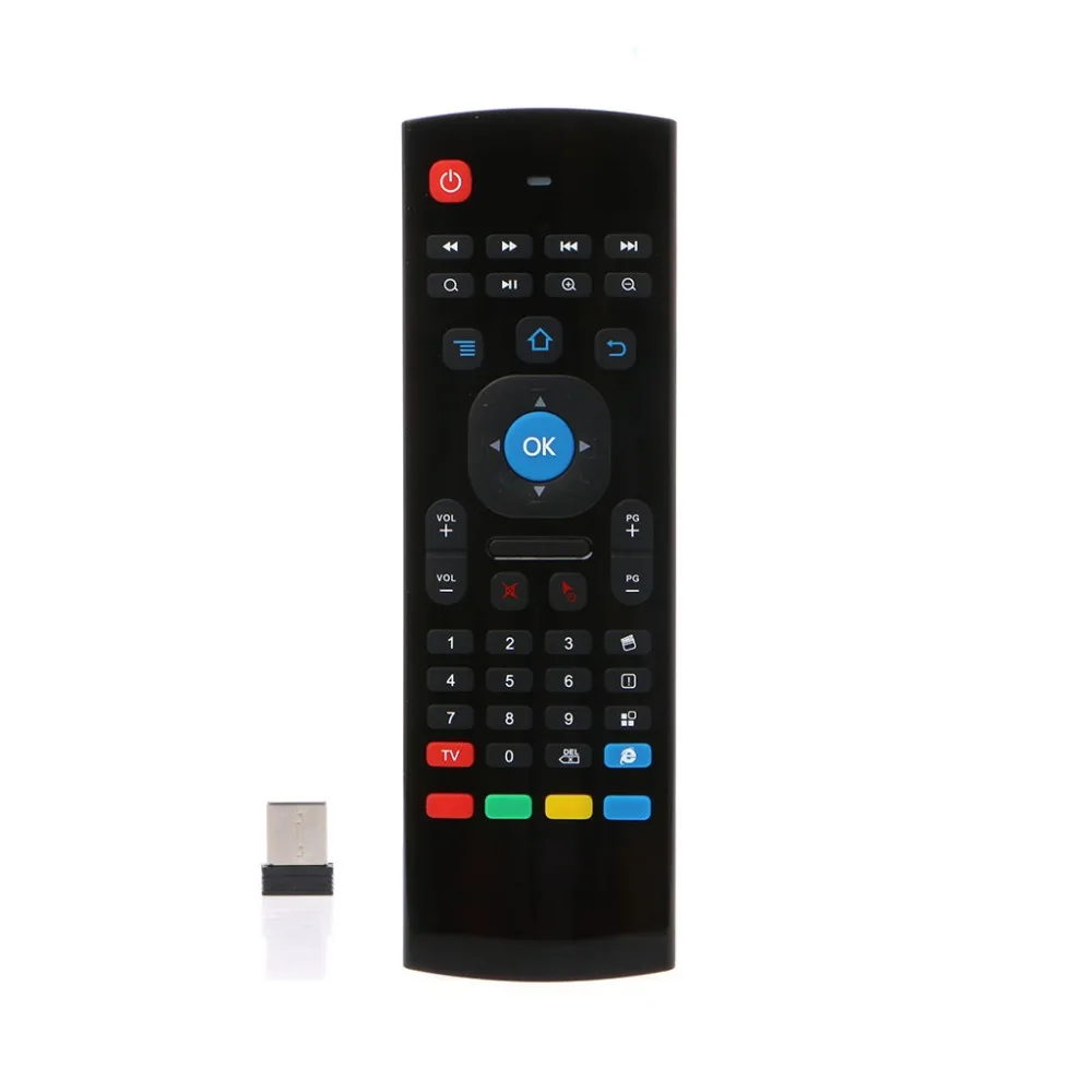 MX3 2 4G Air Mouse Мини Беспроводная клавиатура Qwerty инфракрасный пульт дистанционного