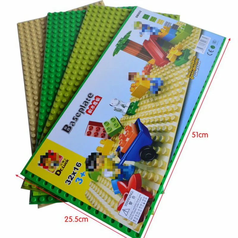 Новые кирпичи 1 шт./лот большая Базовая пластина 32*16 точек 51*25 5 см опорная плита