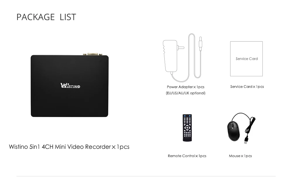 Wistino CCTV 8CH VGA HDMI система безопасности мини NVR сеть видео камера для 1080P IP камера мини NVR видео рекордер сеть