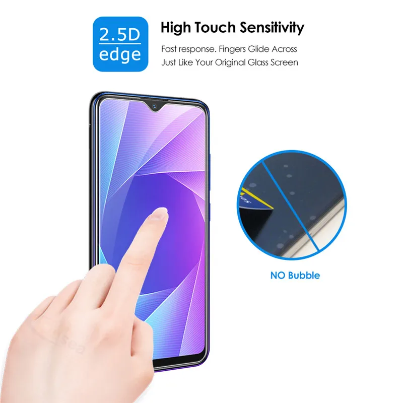 Qosea (2 предмета) телефон Экран протектор для Realme 3 Pro закаленное стекло 9 H