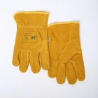 Рабочие перчатки из воловьей кожи, длина 25 см (10 дюймов)