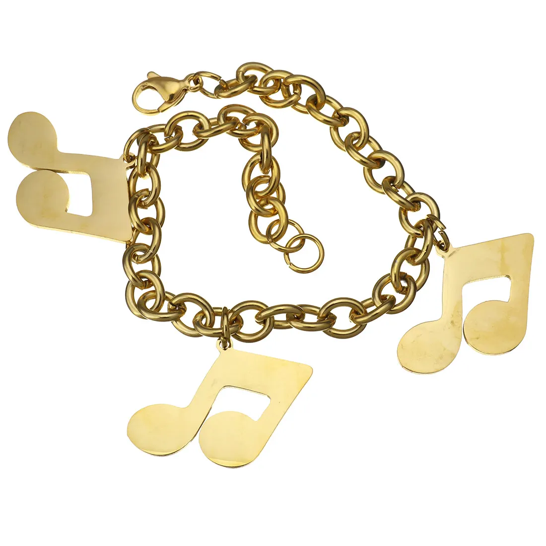 YYW браслет для женщин нержавеющая сталь Золото Цвет вечерние подарок партии нот