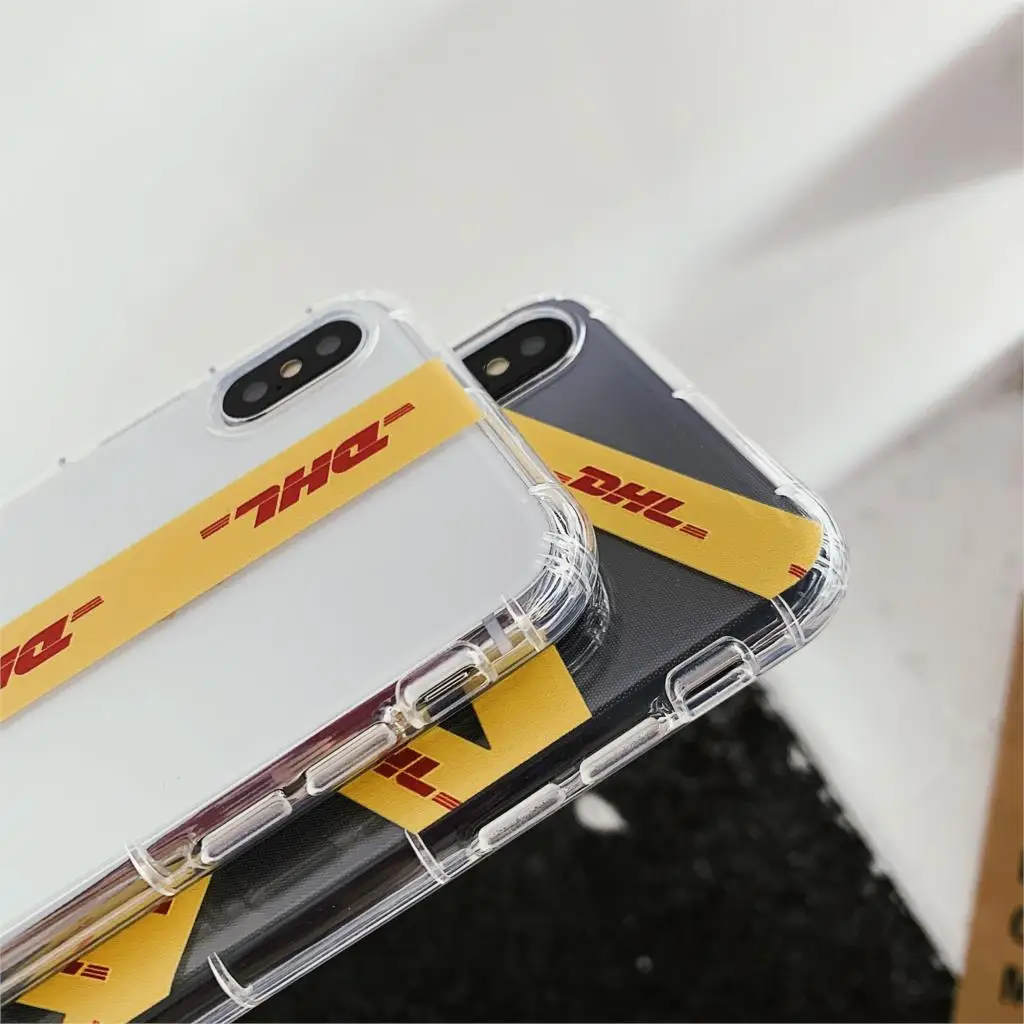Простой персональный чехол для телефона с узором Dhl Для Iphone X Xs Max Xr 10 8 7 6 6s Plus
