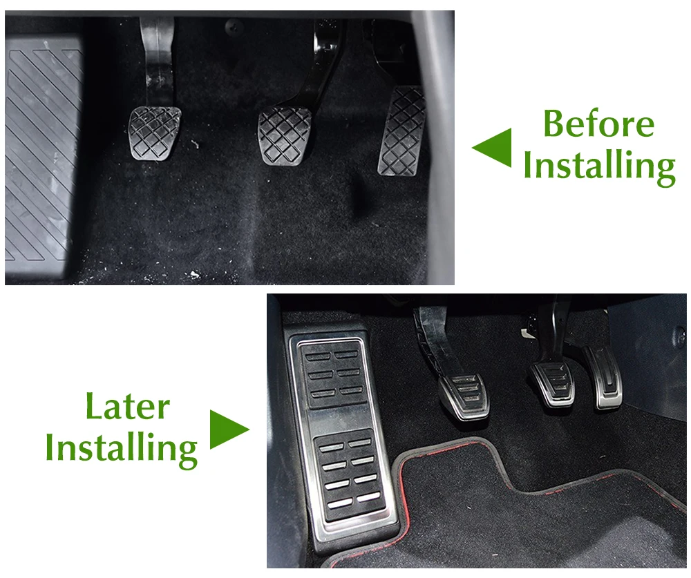 Крышка для педали автомобиля подставка ног крышка тормоза акселератора Seat Leon Skoda