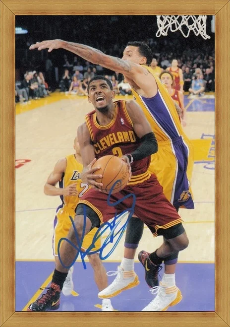 Kyrie Irving с автографом ручной подписью оригинальная фотография 7 дюймов коллекция