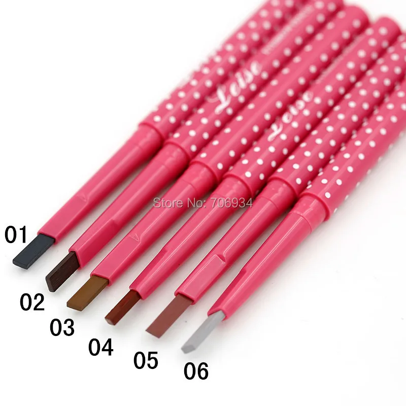 Коричневый карандаш для бровей вращающийся порошок 1 шт. бровей|brown eyebrow pencil|eyebrow