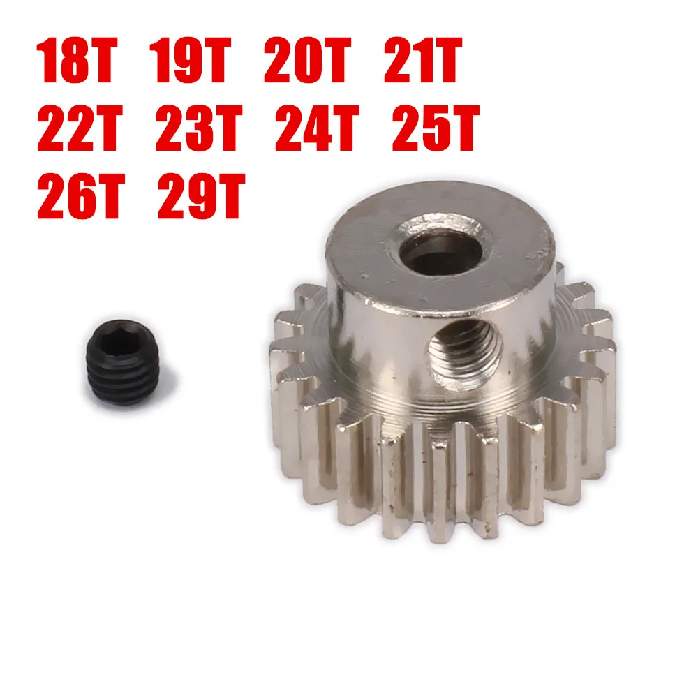 Зубчатые зубчатые шестерни HSP 1:10 18T 19T 20T 21T 22T 23T 24T 25T 26T 29T для радиоуправляемого