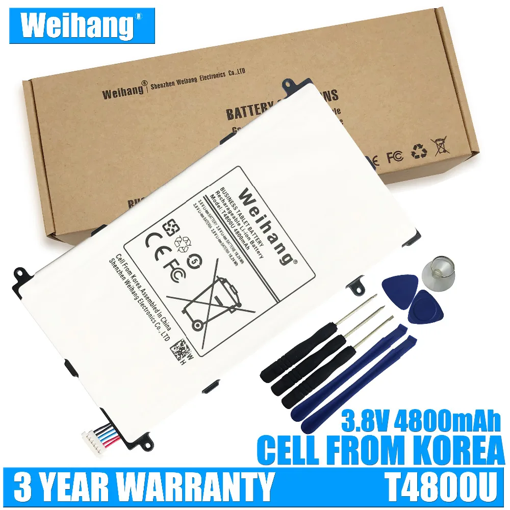 4800mAh Weihang Tablet Battery T4800U T4800E T4800C For Samsung Galaxy Tab Pro 8.4 in SM-T321 T325 T320 | Компьютеры и офис