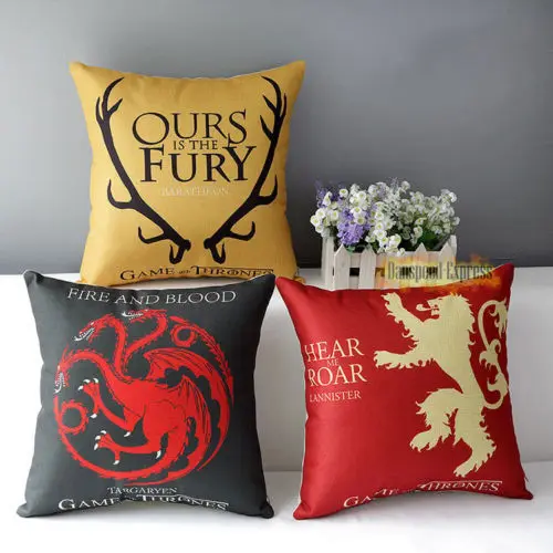 Игра престолов дом сигил главная декоративные плоская подушка чехол обложка