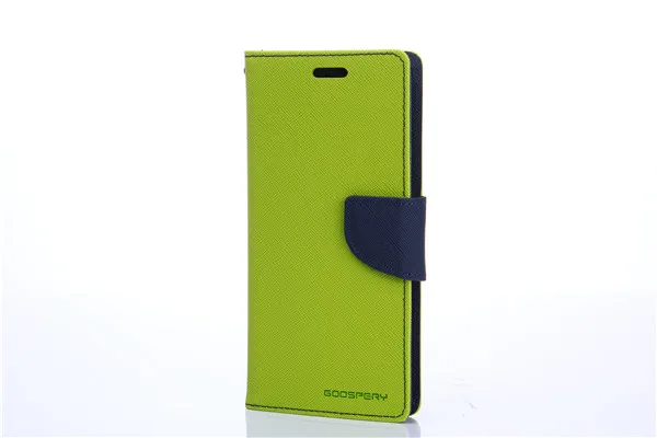 Green Blue Goospery модный ежедневник Бумажник Флип Стенд чехол для samsung Galaxy Note 10 Pro M10 M20 M30 - Цвет: Green Blue