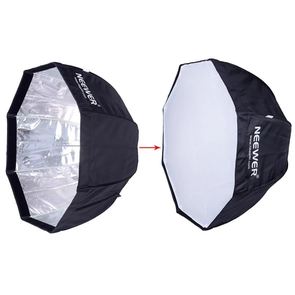 Neewer 4" /120 см восьмиугольная Вспышка Speedlite Studio Flash Зонтик для вспышки софтбокс+ сумка для портретной фотосъемки