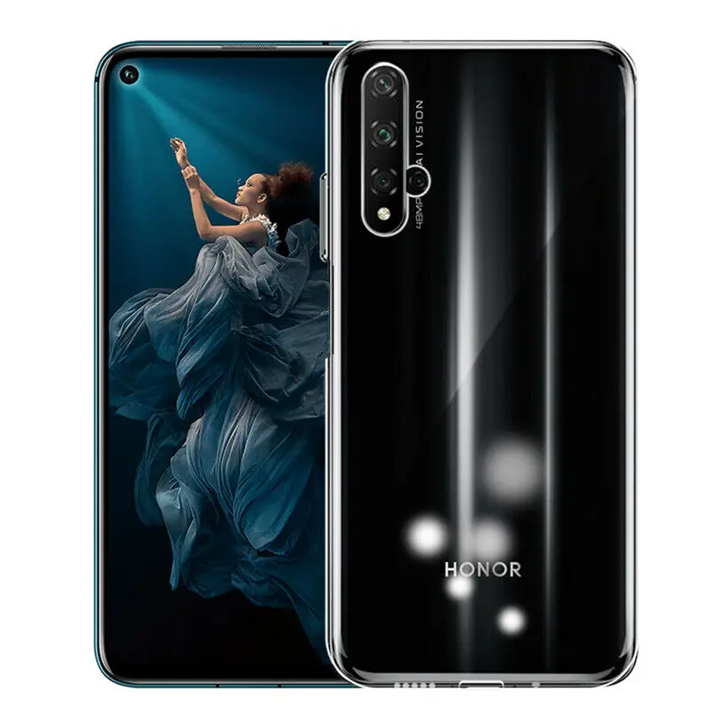 Для huawei Honor 20 Pro 20 Lite Honor 20i прозрачный силикон мягкий ТПУ Прозрачный задний бампер чехол для huawei Honor 20