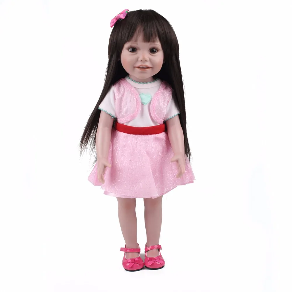 NPKDOLL 3 стиля ручная работа 18 дюймов полностью виниловая кукла для новорожденных