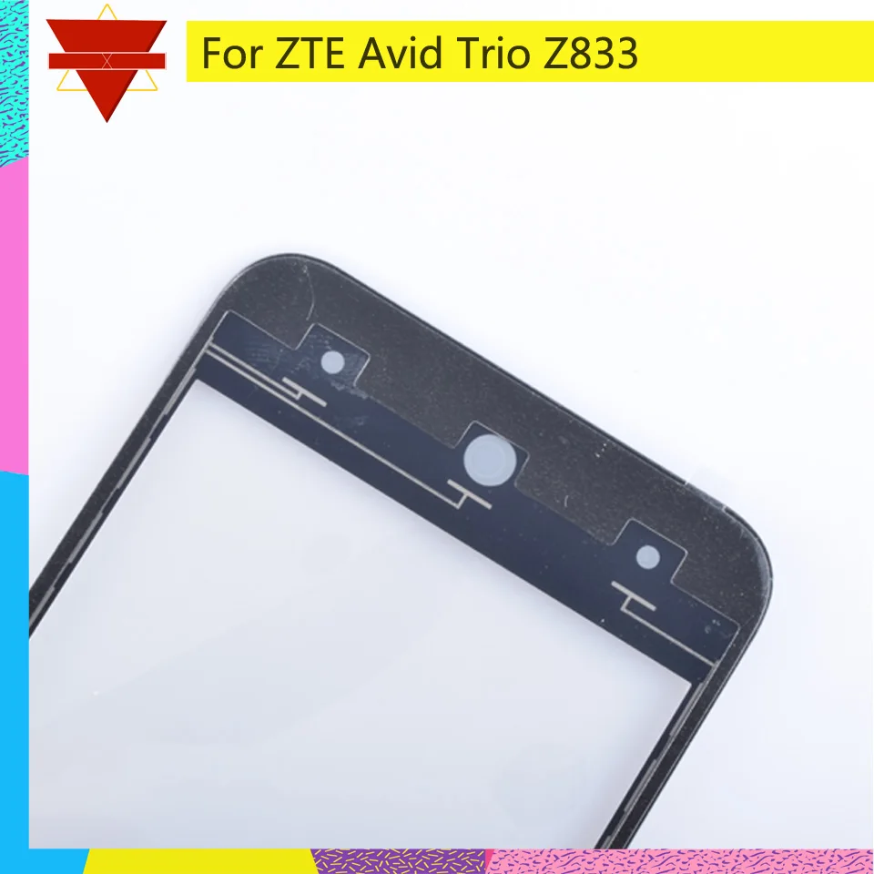 10 шт./лот сенсорный экран дигитайзер для ZTE Avid Trio Z833 Сенсорная панель Сенсорный