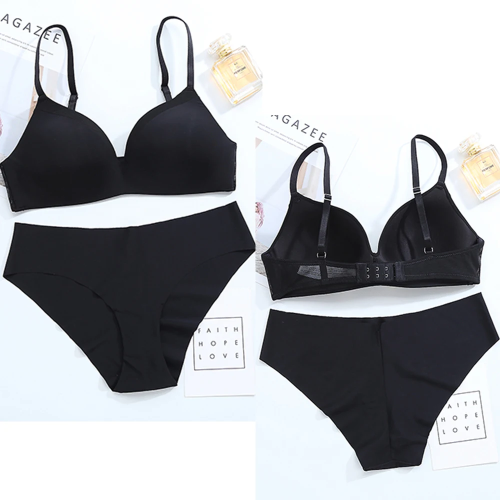 Тонкий хлопковый Гладкий бюстгальтер без стального кольца, собранный бюстгальтер, нижнее белье, незаметный бюстгальтер, удобный комплект нижнего белья