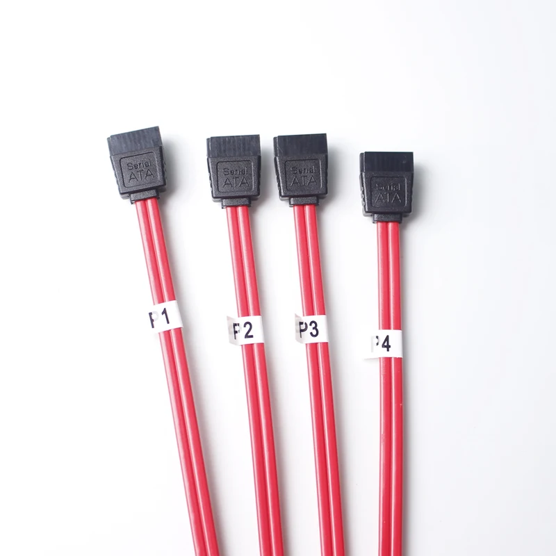 ULT BEST Mini SAS 36Pin SFF 8087 Male to 4 SATA 7Pin female Cable Host/контроллер до Target/Backplane 0 5 M Red|mini sas|4 satasata male