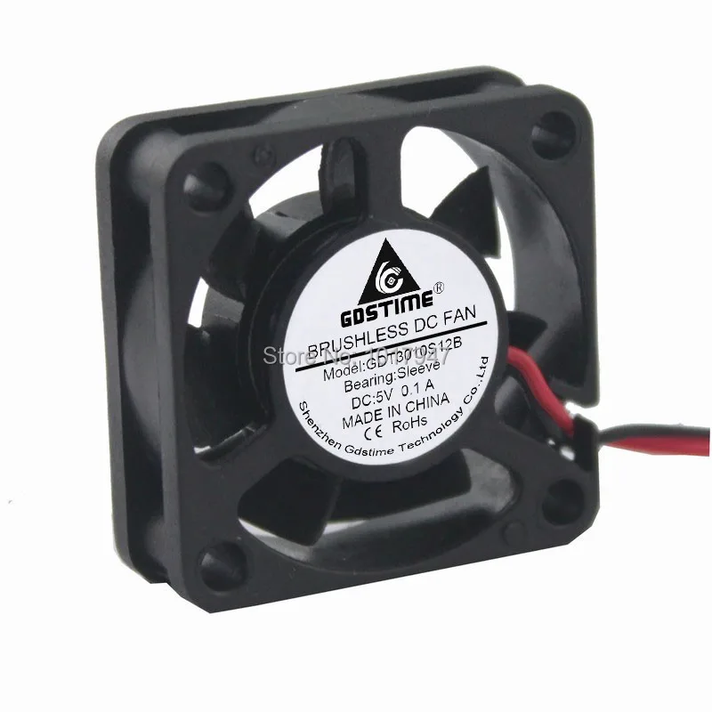 

5Pcs lot Gdstime DC 3010S 5V 2Pin-PH2.0 3cm 30mm x 10mm Brushless Cooling Cooler Fan Exhaust