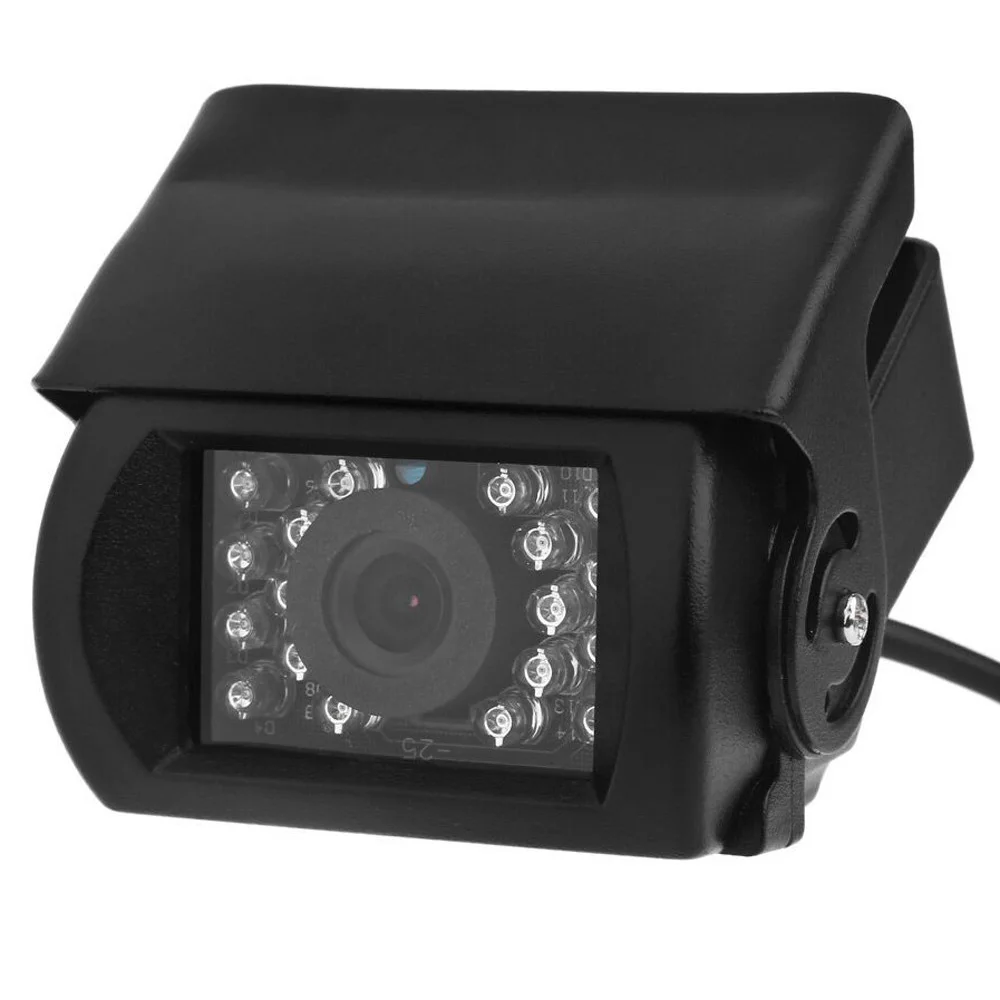 Car IR Night Vision Camera Support Bus LED Rear View Camera HD Monitor for Truck Trailer Park Reversing Camera Auto Accessories