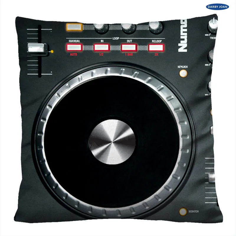Наволочка для подушки NUMARK DJ с музыкальным управлением, Наволочка на молнии 1" 16" 1" 20" 24"