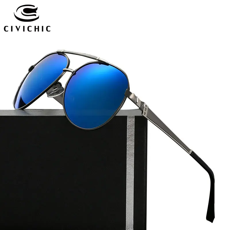 

CIVICHIC Classic Polarized Sunglasses Retro Frog Mirror Glasses Driving Oculos De Sol Fashion Hipster Gafas Pilot Lunettes E189