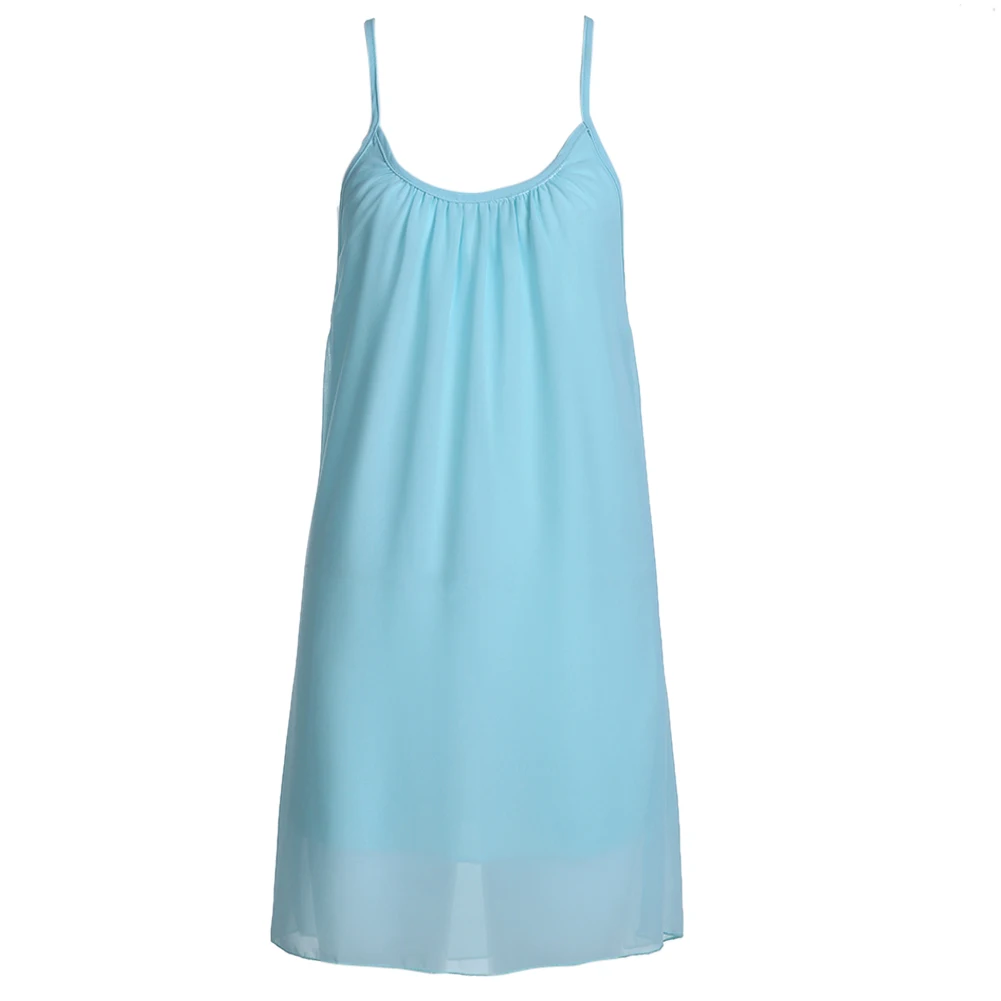 2018 новые конфеты Цвета модные женские туфли без рукавов с круглым вырезом платье