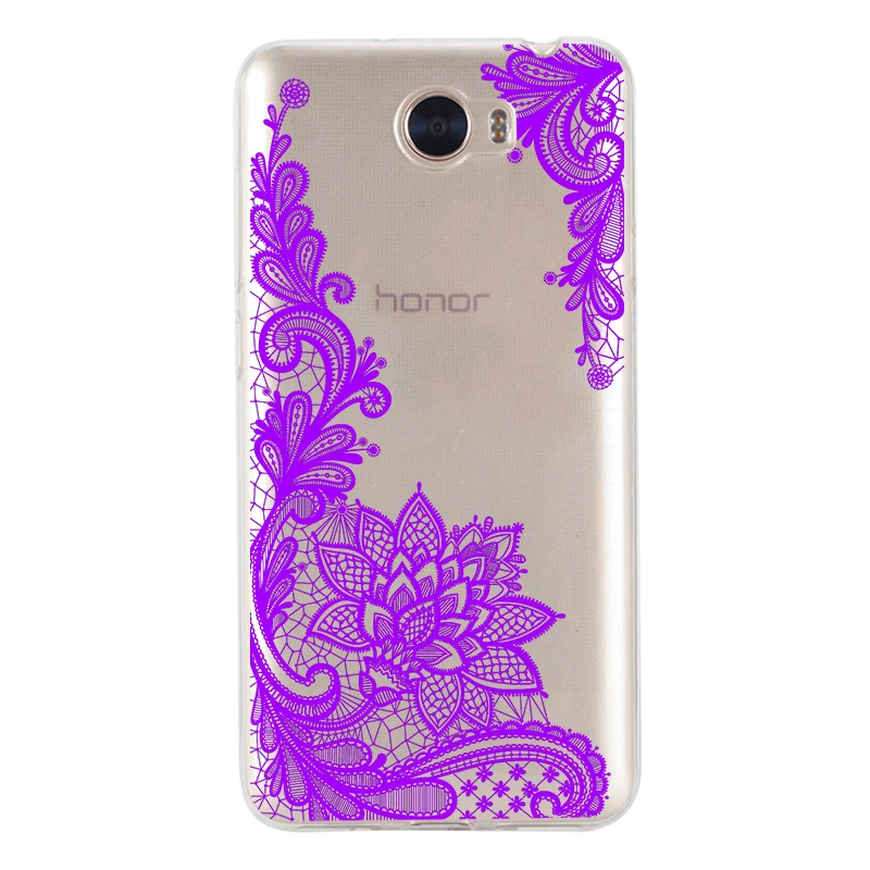 Fashion Lace Mandala Flower For Huawei P10 lite Honor 9 6A Y5 Y6 II Y7 Nova 2 Plus P8 P9 Lite 2017 Mate 10 Pro Phone Case |