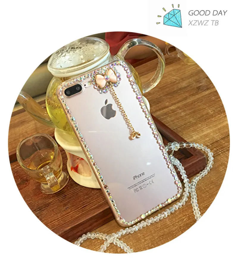 Блестящий чехол для телефона Apple iPhone 11 Pro MAX 5S SE 8 7 6 6S Plus X XS XR милая алмазная