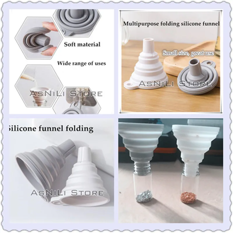 Новый инструмент для алмазной вышивки удобная складная силиконовая воронка