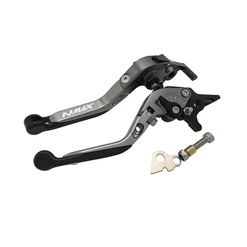 Серый NEW Parking Brake System Levers For YAMAHA N-MAX NMAX 155 NMAX155- Motorcycle Brake Clutch Levers - Цвет: Серый