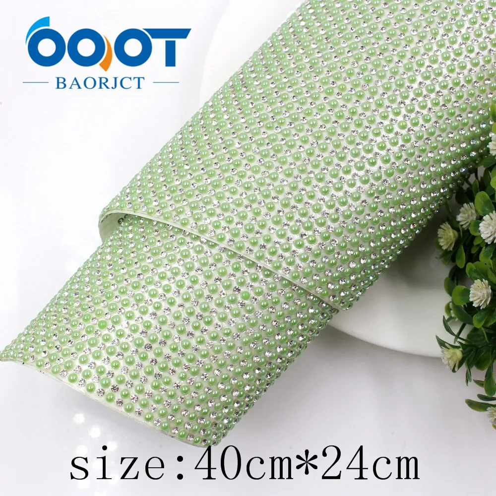 OOOT BAORJCT I-19516-1202, размер 40 см* 24 см, 1 шт., сплошной цвет, горячее сверление, блестки, DIY головной убор, украшение для свадебной вечеринки