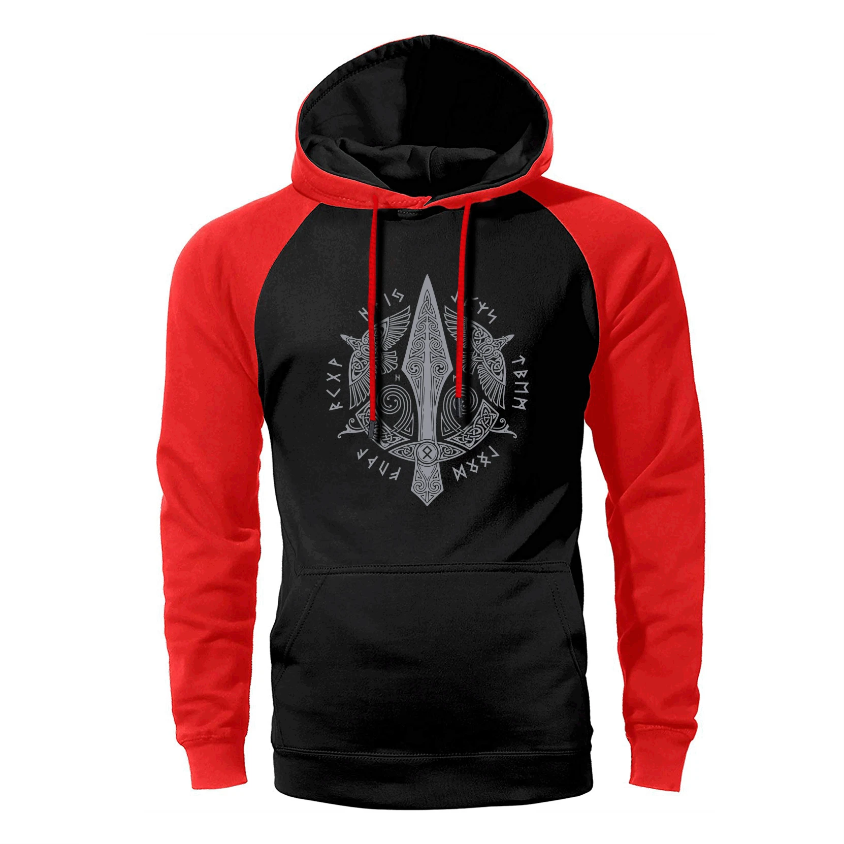 Odin Толстовка Vikings Мужская реглан скандинавский рун Valhalla Berserker толстовка с капюшоном Die In batch Go To уличная спортивная одежда