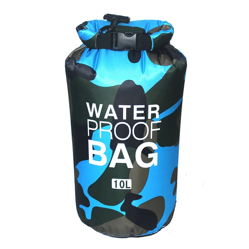 Водонепроницаемый мешок сухой Открытый Камуфляж ПВХ сумки для спорта плавание - Фото №1