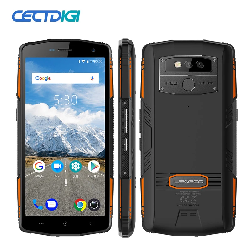 LEAGOO XRover Android 8 1 IP68 4G мобильный телефон отпечаток лица разблокировка 5 72 &quotips