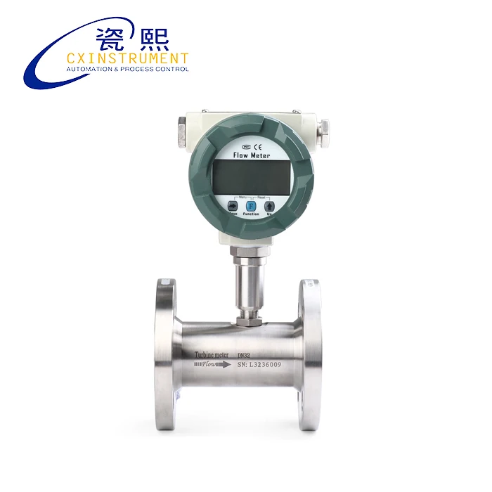 

The DN32 Flange Connection 1.6~16 m3/h Flow Range and Local LCD Display Turbine Flowmeter