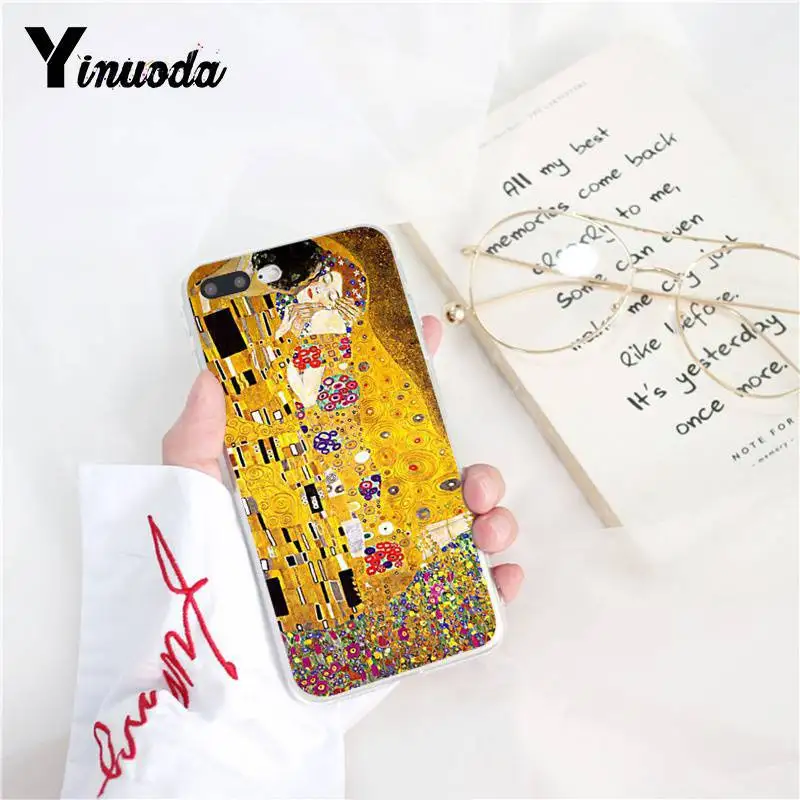 Yinuoda Kiss Gustav Климт Картина Новое поступление чехол для телефона iPhone X XSMAX 6 6S 7 7plus 8