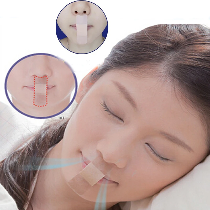 Спящая защита для рта от храпа пробка носа дышащие наклейки подушечки против B86 |