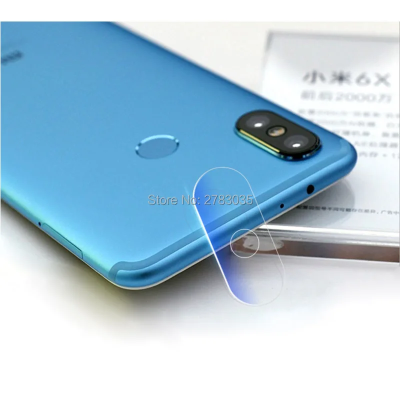 Для Xiaomi Mi A2/Mi 6X5 99 &quotПрозрачная ультратонкая задняя защитная крышка для объектива