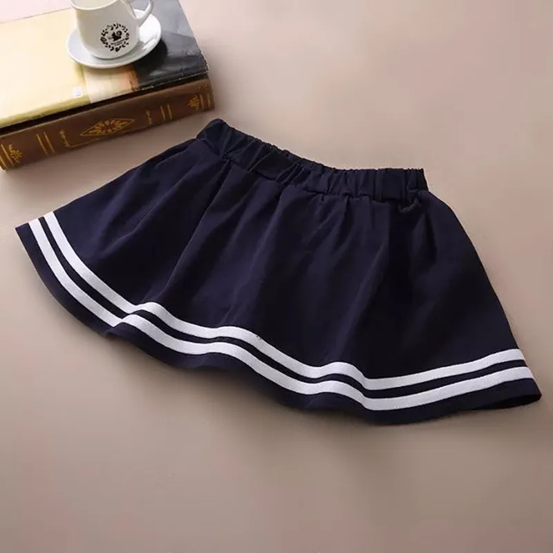 Консервативный стиль японская школьная форма юбка для женщин мини юбки высокая
