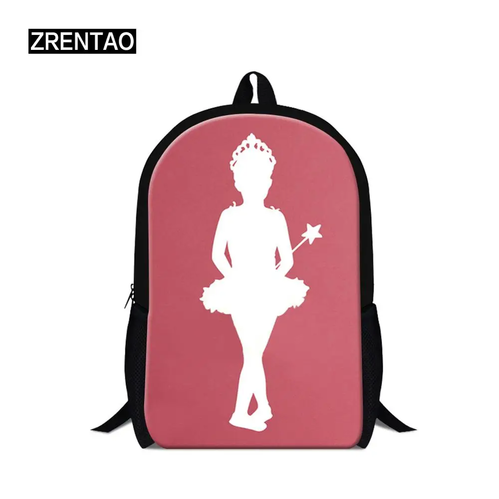 Школьный рюкзак из ткани Оксфорд с принтом для балета сумки книг подростков
