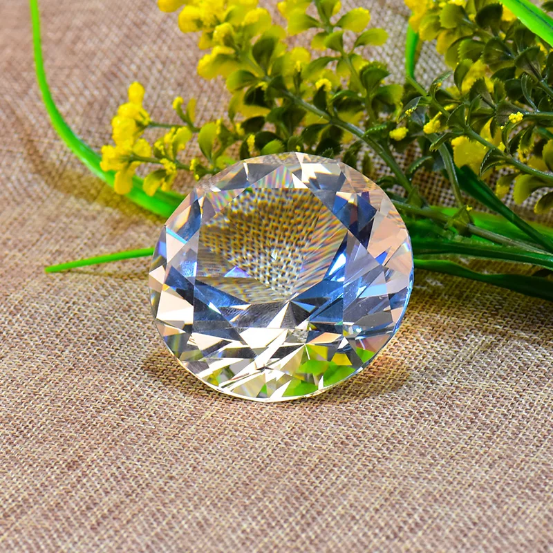 Небольшие украшения 30 мм/40 мм с вырезанной поверхностью Хрустальный бриллиант