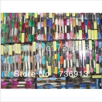 Всего 600 шт. крестиков нитки для вышивания крестиком нить Аналогичная DMC-Выберите