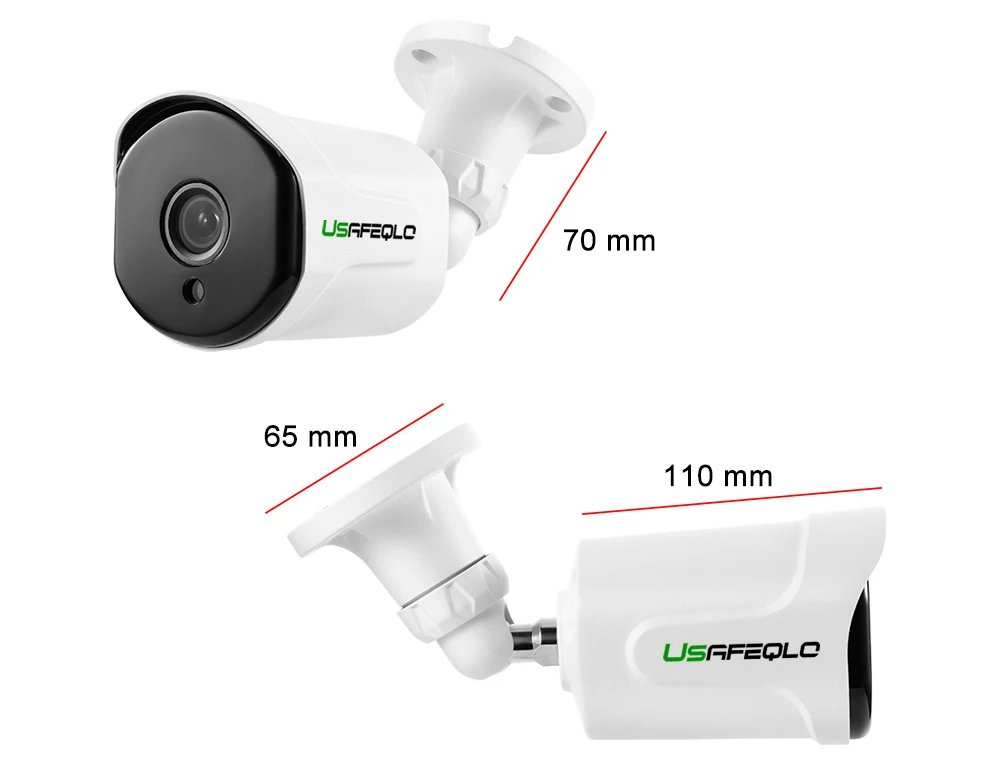 USAFEQLO HD SONY IMX323 2MP 1920*1080P AHD камера 1MP 2MP CMOS безопасность 6* спектр ночного видения IR 30M CCTV камера 1080p AHD DVR